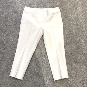White Ankle Length Pants Size 12P